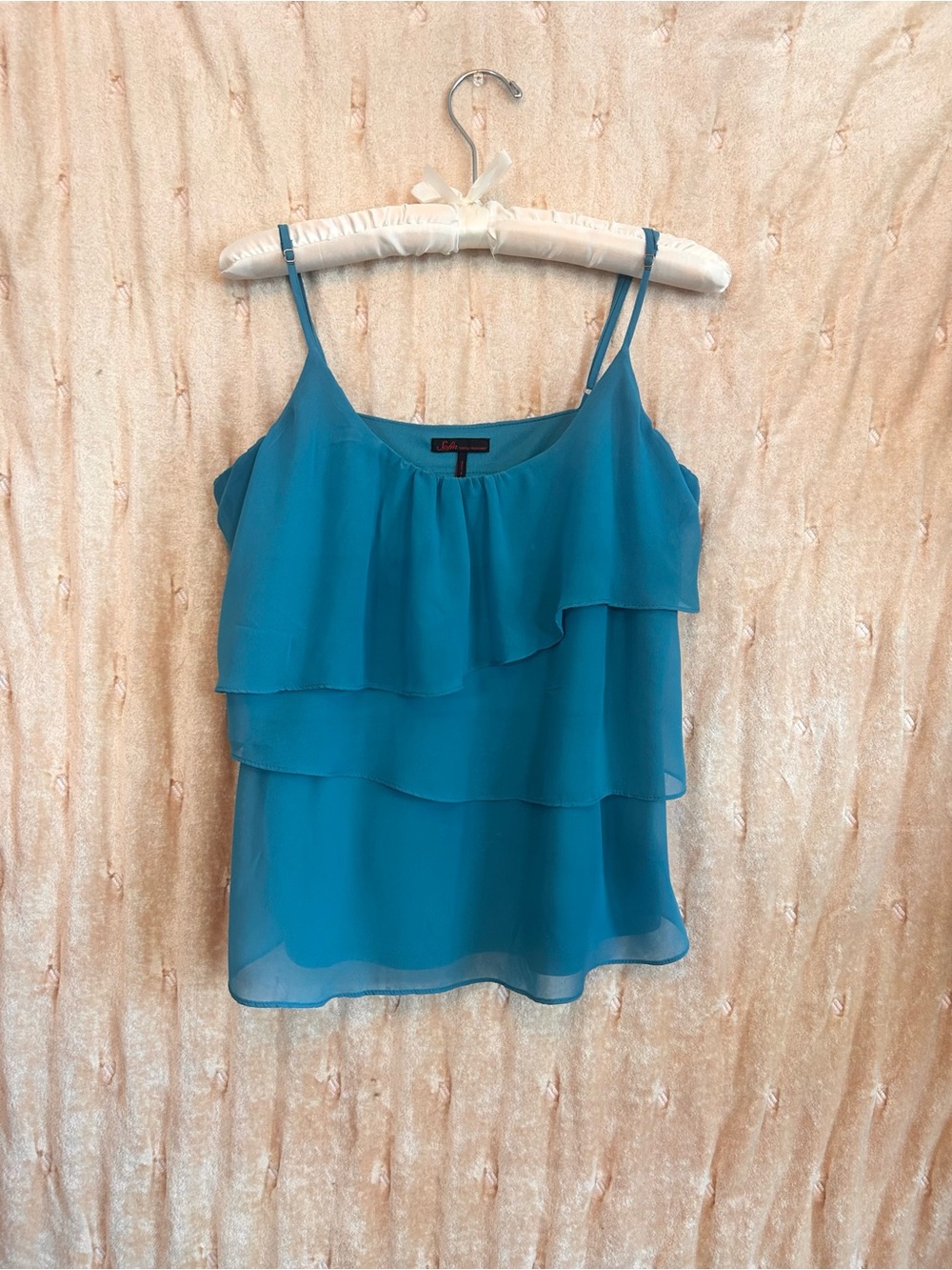 Ruffly Blue Sofía blouse